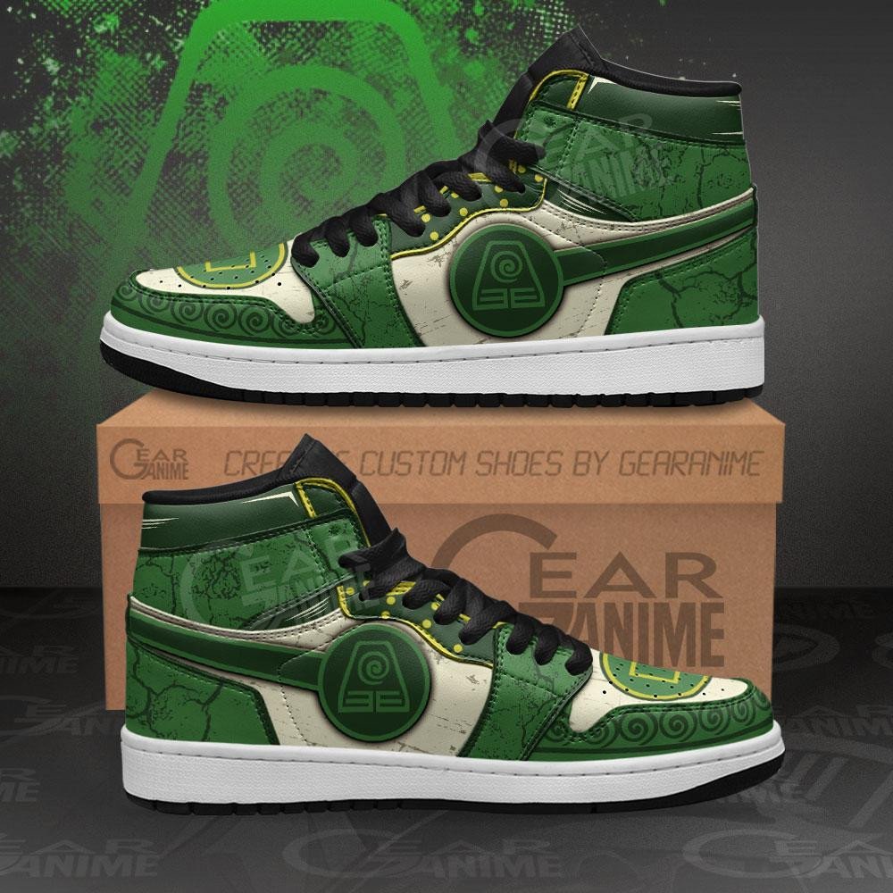Avatar Earth Nation Sneakers The Last Airbender Custom Shoes
