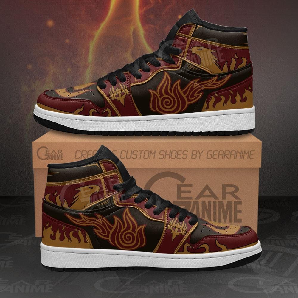 Avatar Fire Nation Sneakers The Last Airbender Custom Shoes