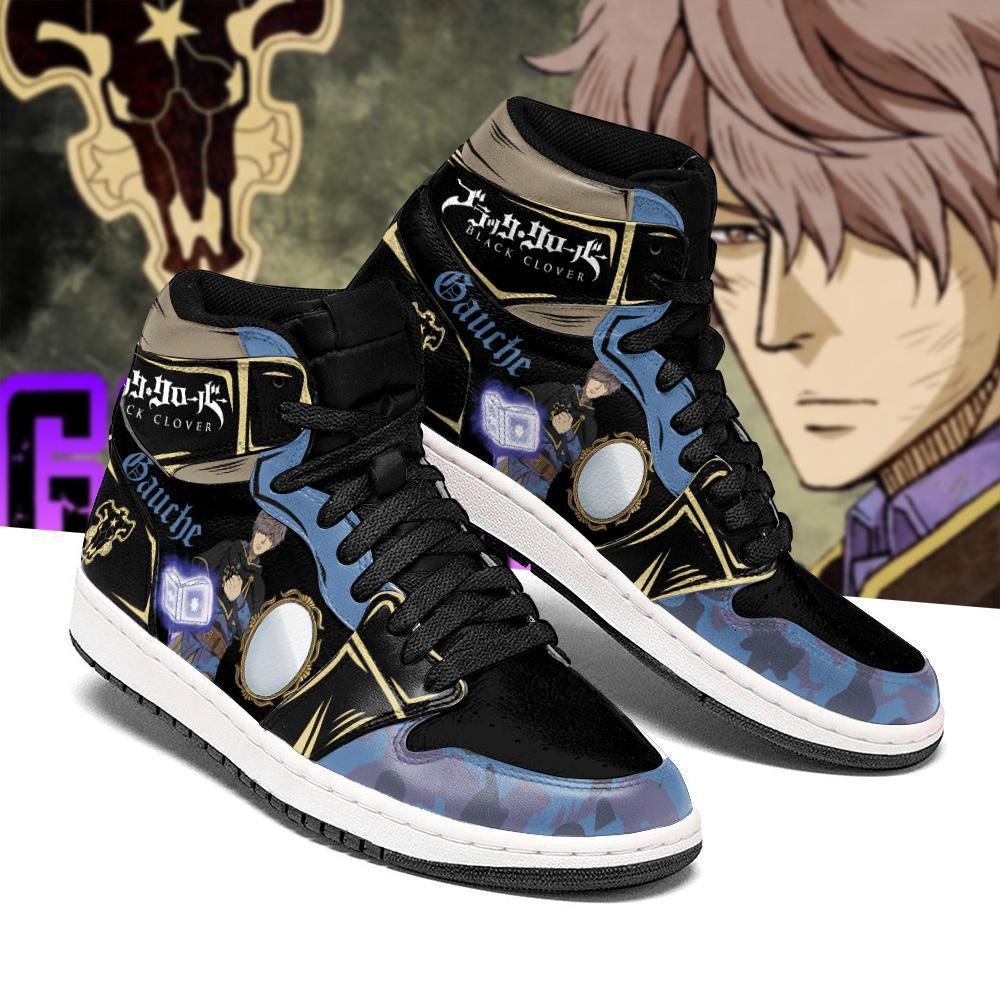 Black Bull Gauche Sneakers Black Clover Anime Shoes