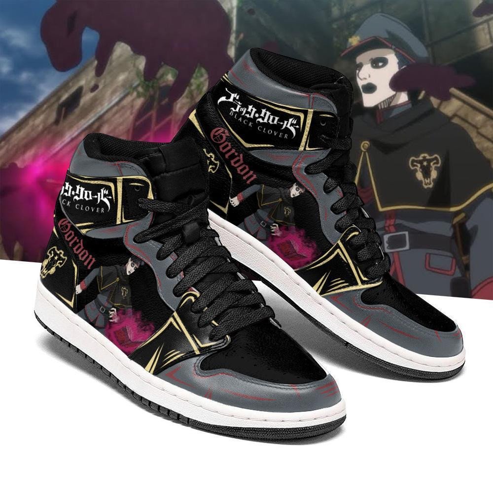 Black Bull Gordon Agrippa Sneakers Black Clover Anime Shoes