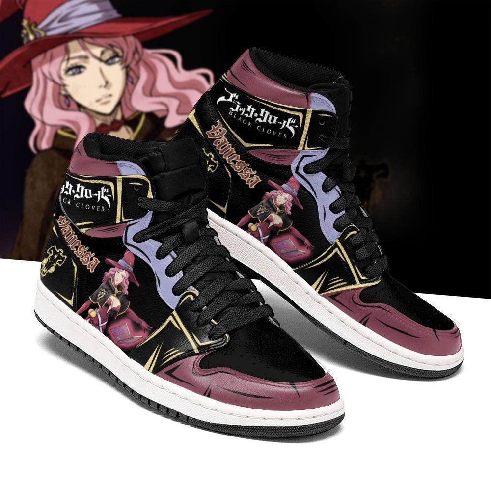 Black Bull Vanessa Sneakers Black Clover Anime Shoes