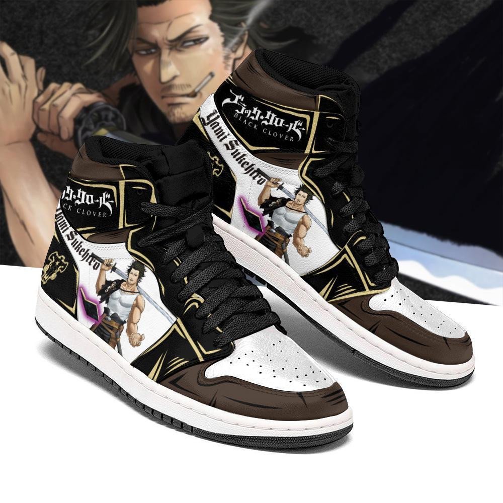 Black Bull Yami Grimore Sneakers Black Clover Anime Shoes