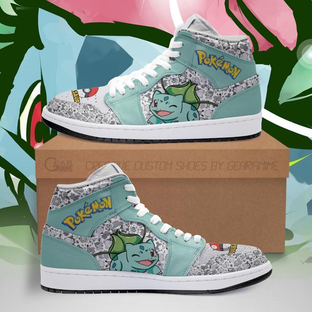 Bulbasaur Sneakers Custom Anime Pokemon Shoes