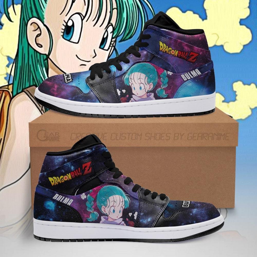 Bulma Sneakers Galaxy Custom Dragon Ball Anime Shoes