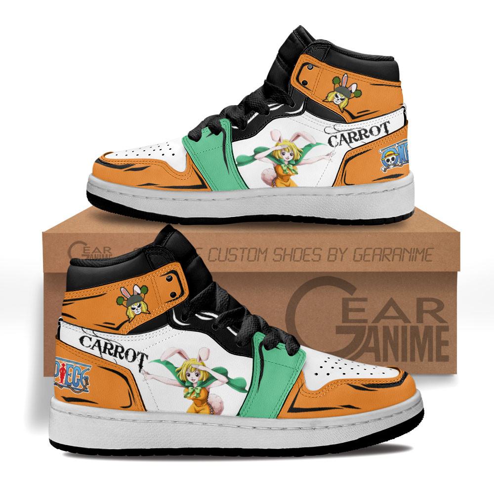 Carrot Kids Sneakers Custom Anime One Piece Kids Shoes