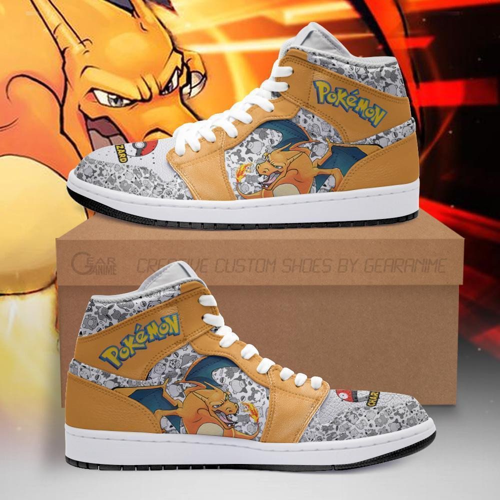 Charizard Sneakers Custom Anime Pokemon Shoes