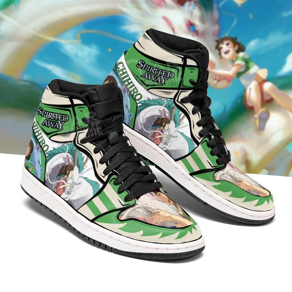 Chihiro And Haku Sneakers Custom Spirited Away Anime Shoes