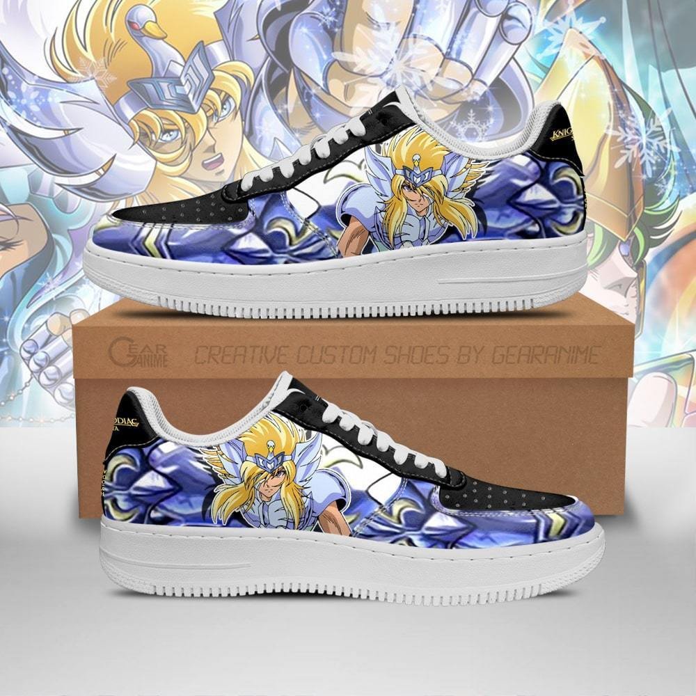 Cygnus Hyoga Sneakers Uniform Saint Seiya Anime Shoes