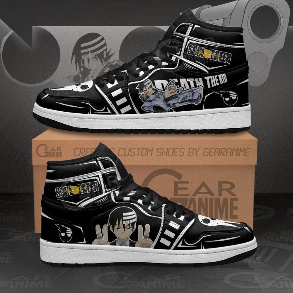 Death The Kid Sneakers Soul Eater Custom Anime Shoes MN11