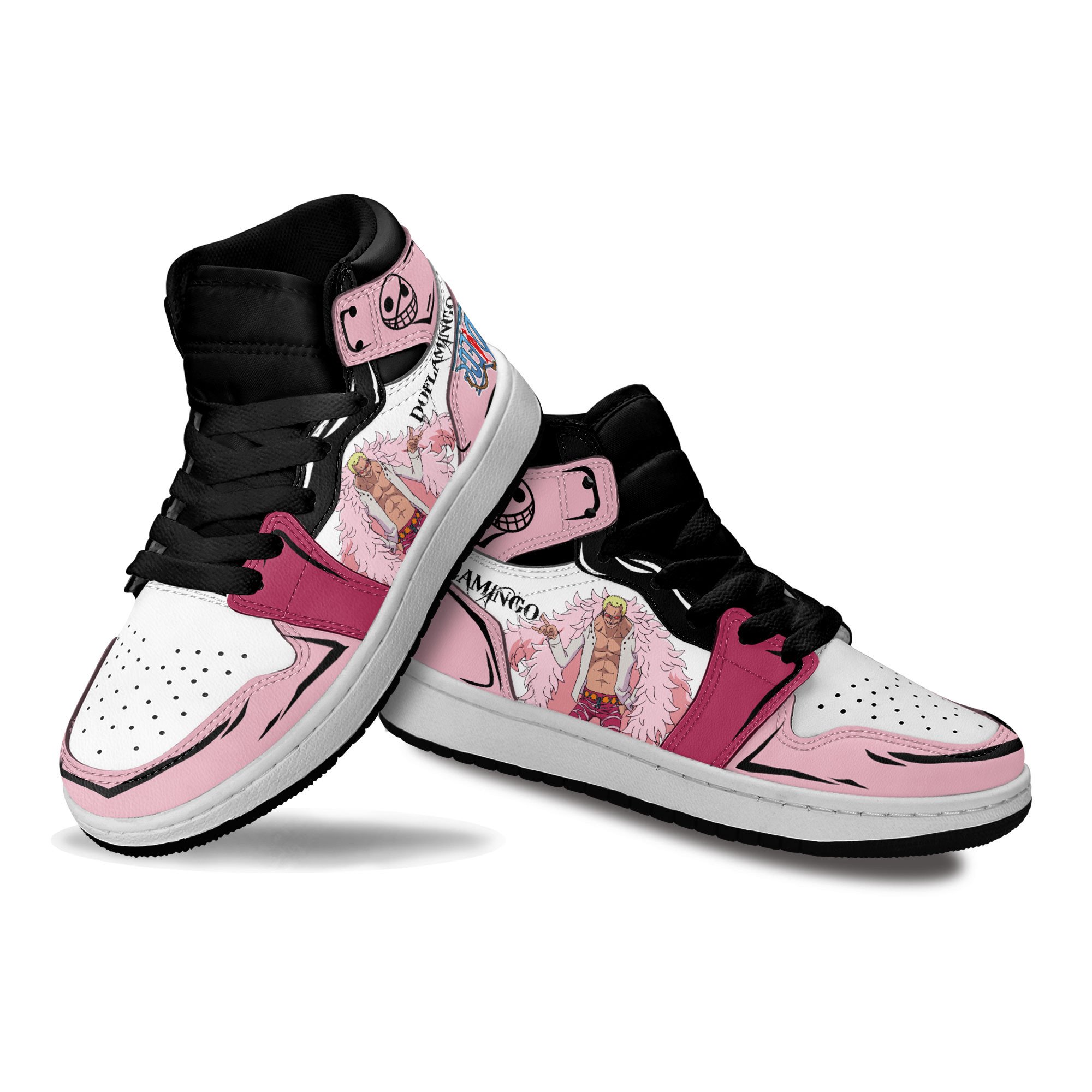 Donquixote Doflamingo Kids Sneakers Custom Anime One Piece Kids Shoes