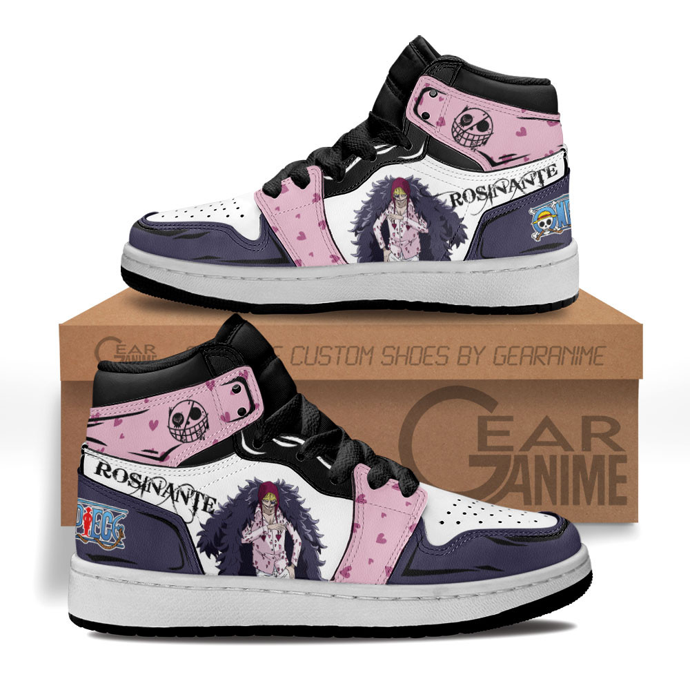 Donquixote Rosinante Kids Sneakers Custom Anime One Piece Kids Shoes