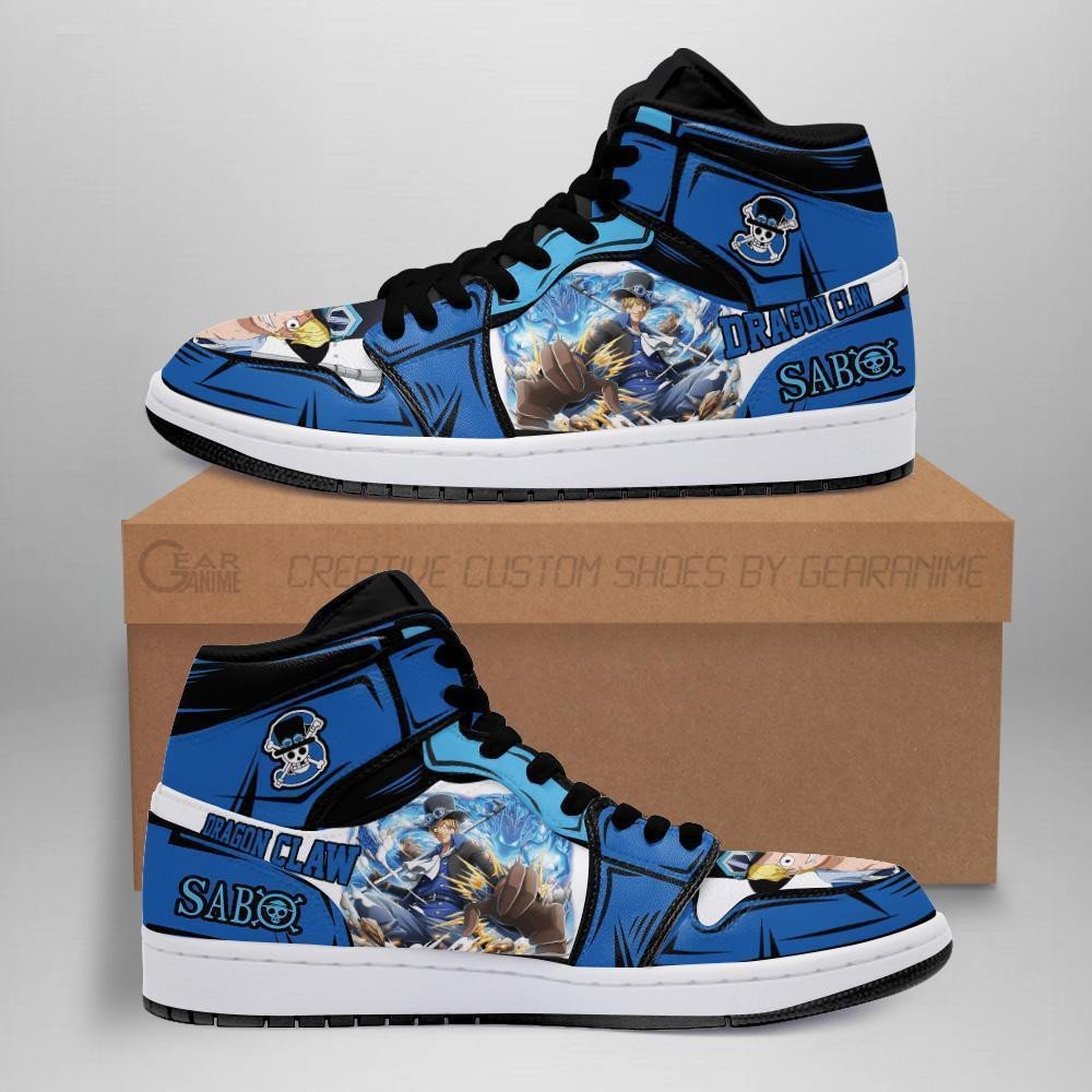Dragon Claw Sabo Sneakers Custom Skill Anime One Piece Shoes
