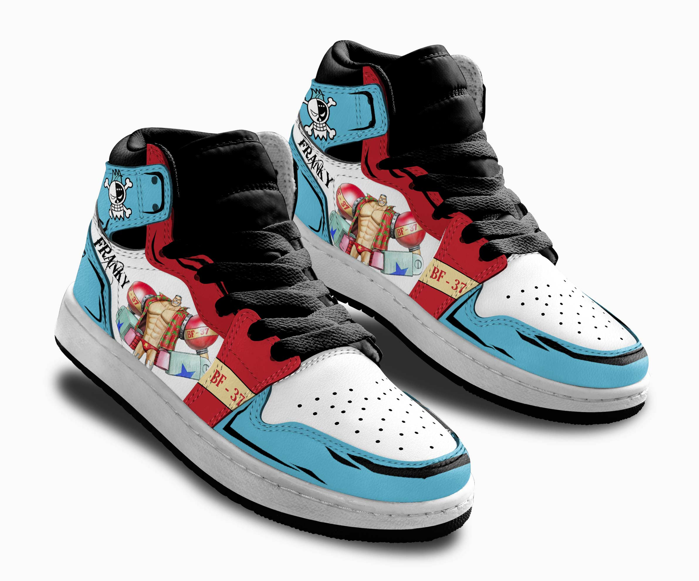 Franky Kids Sneakers Custom Anime One Piece Kids Shoes