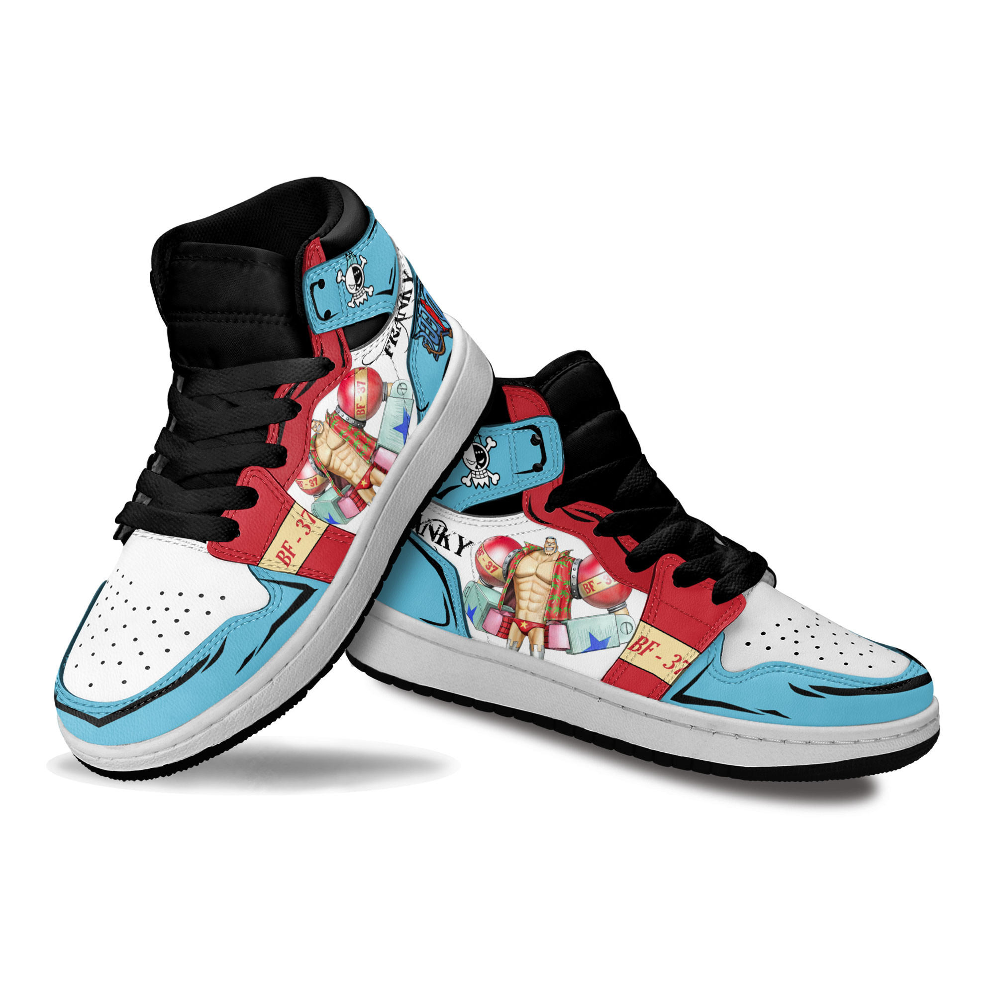Franky Kids Sneakers Custom Anime One Piece Kids Shoes