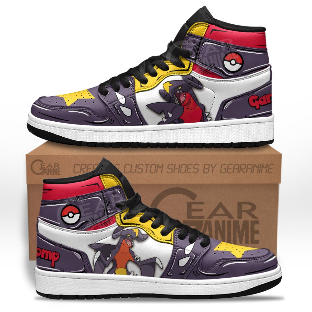 Garchomp Sneakers Custom Pokemon Anime Shoes