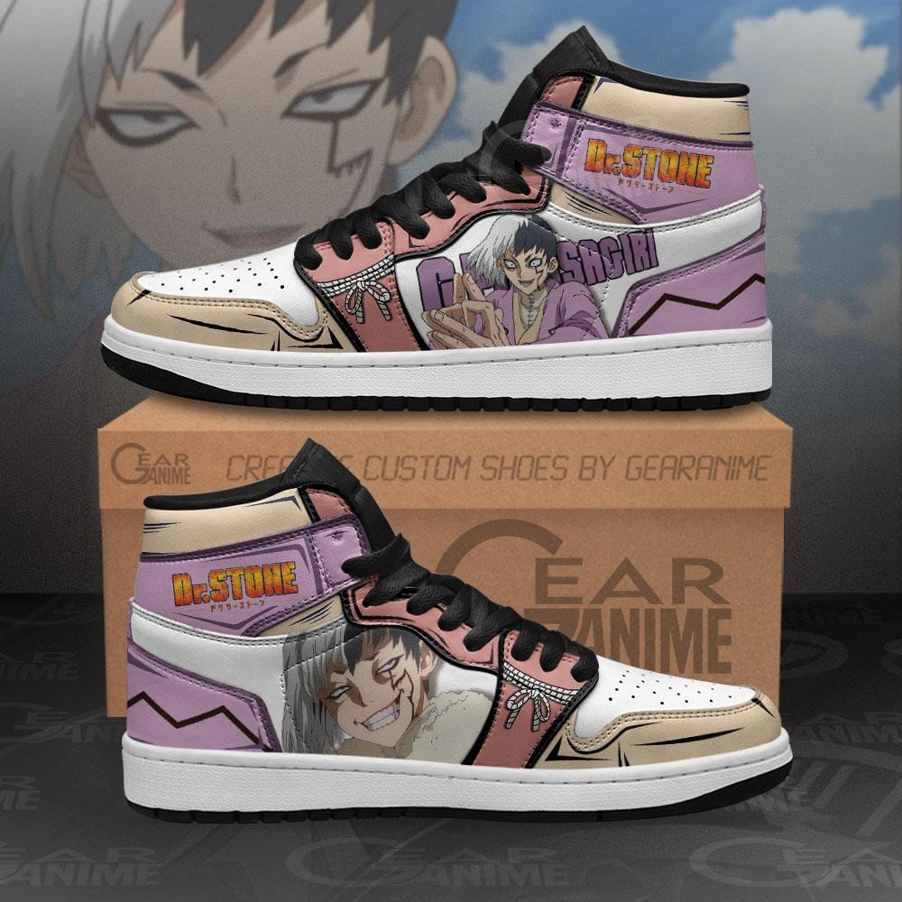 Gen Asagiri Sneakers Custom Anime Dr. Stone Shoes