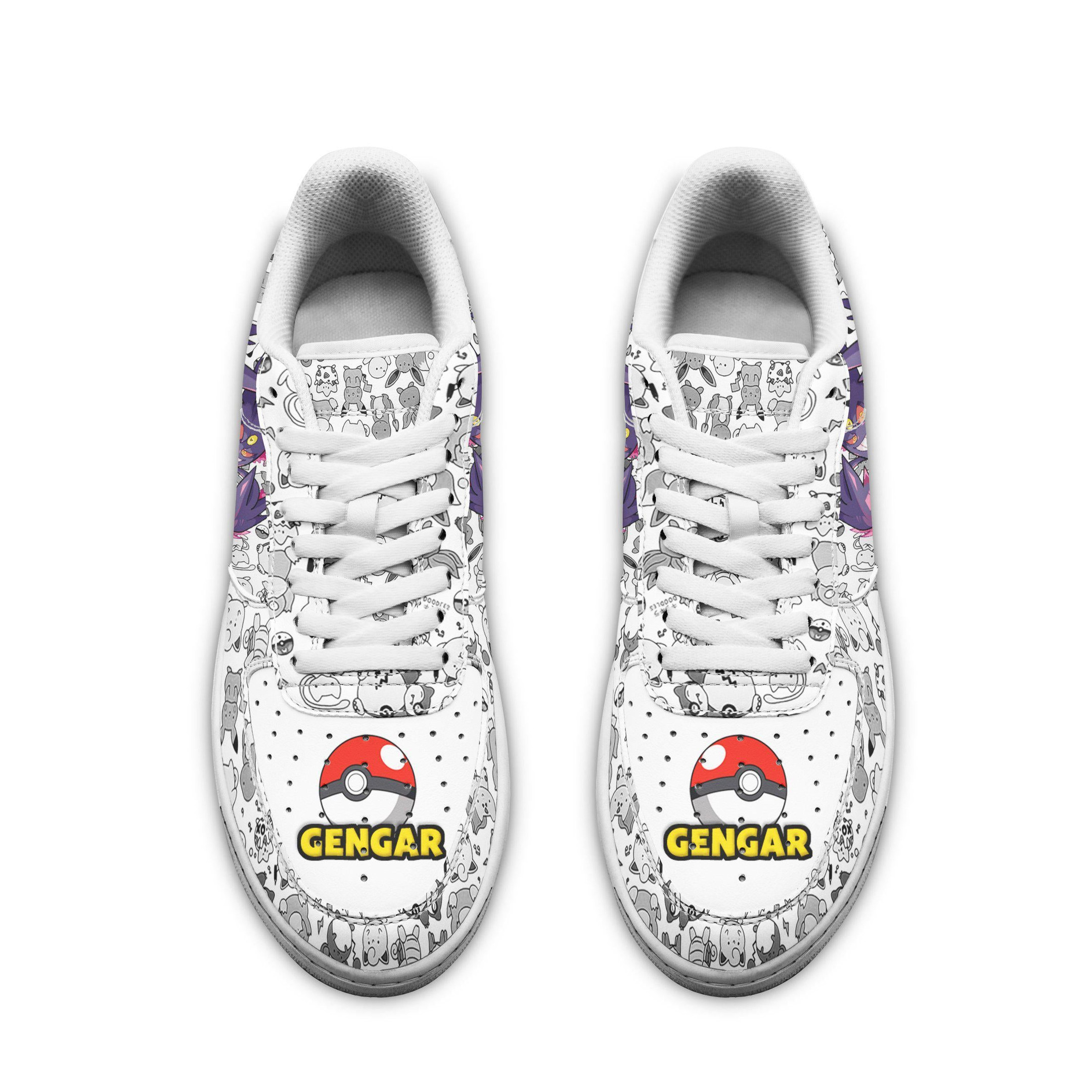 Gengar Air Sneakers Custom Anime Pokemon Shoes