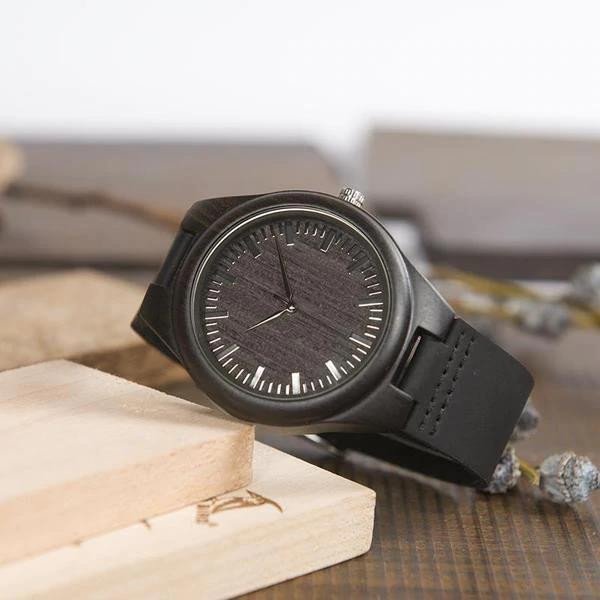 Gift For Son I Hope You Will Always Be Safe Engraved Wooden Watch