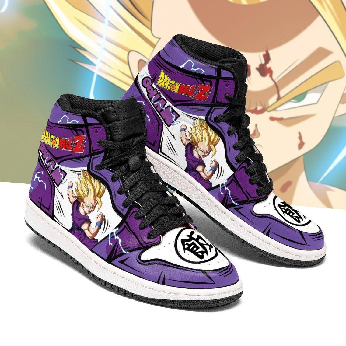 Gohan Sneakers Custom Anime Dragon Ball Shoes