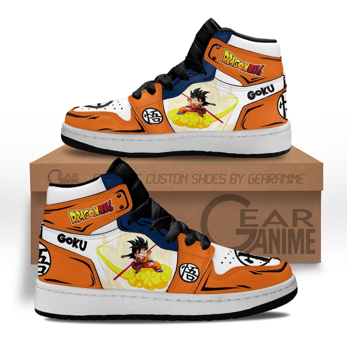 Goku Kid Kids Sneakers Custom Anime Dragon Ball Kids Shoes