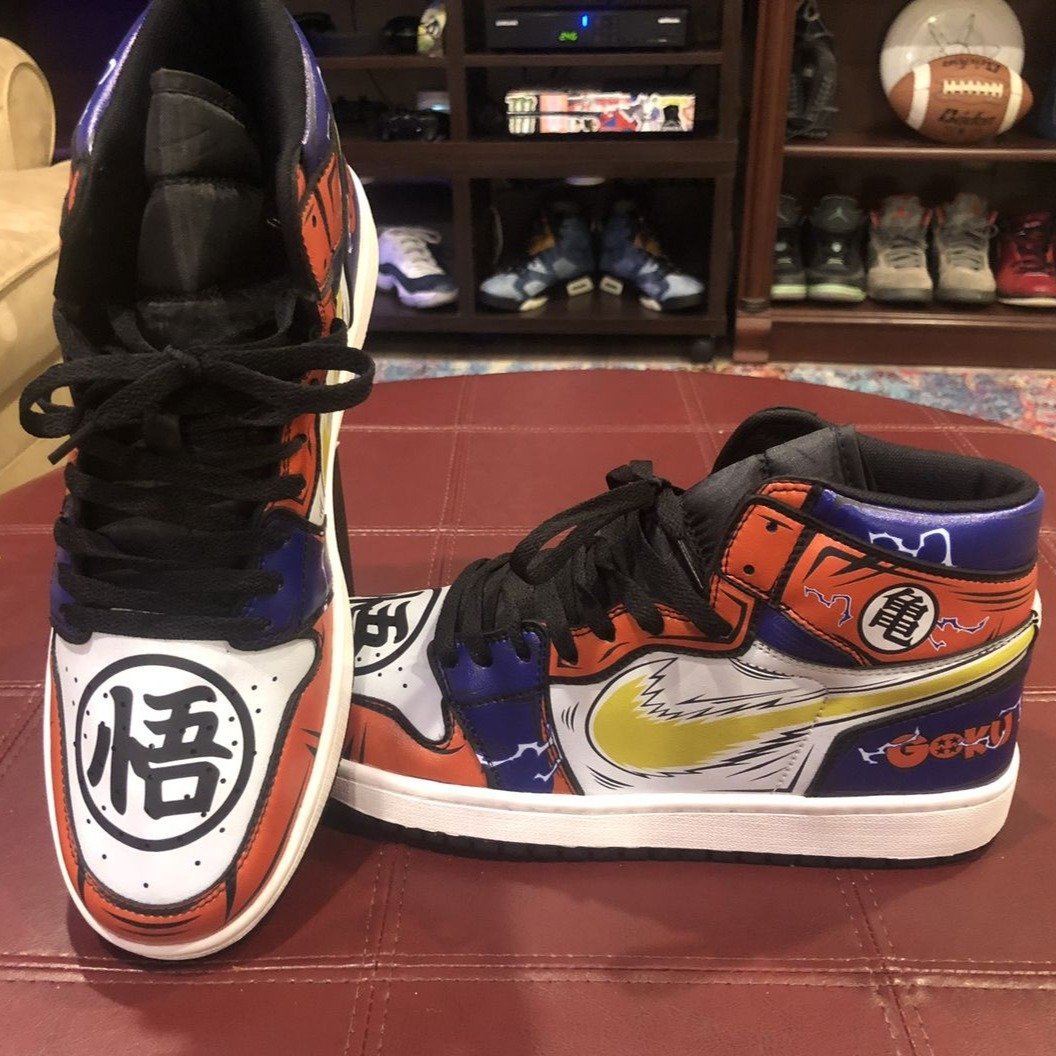 Goku Sneakers Custom Anime Dragon Ball Shoes Fan Gift Idea