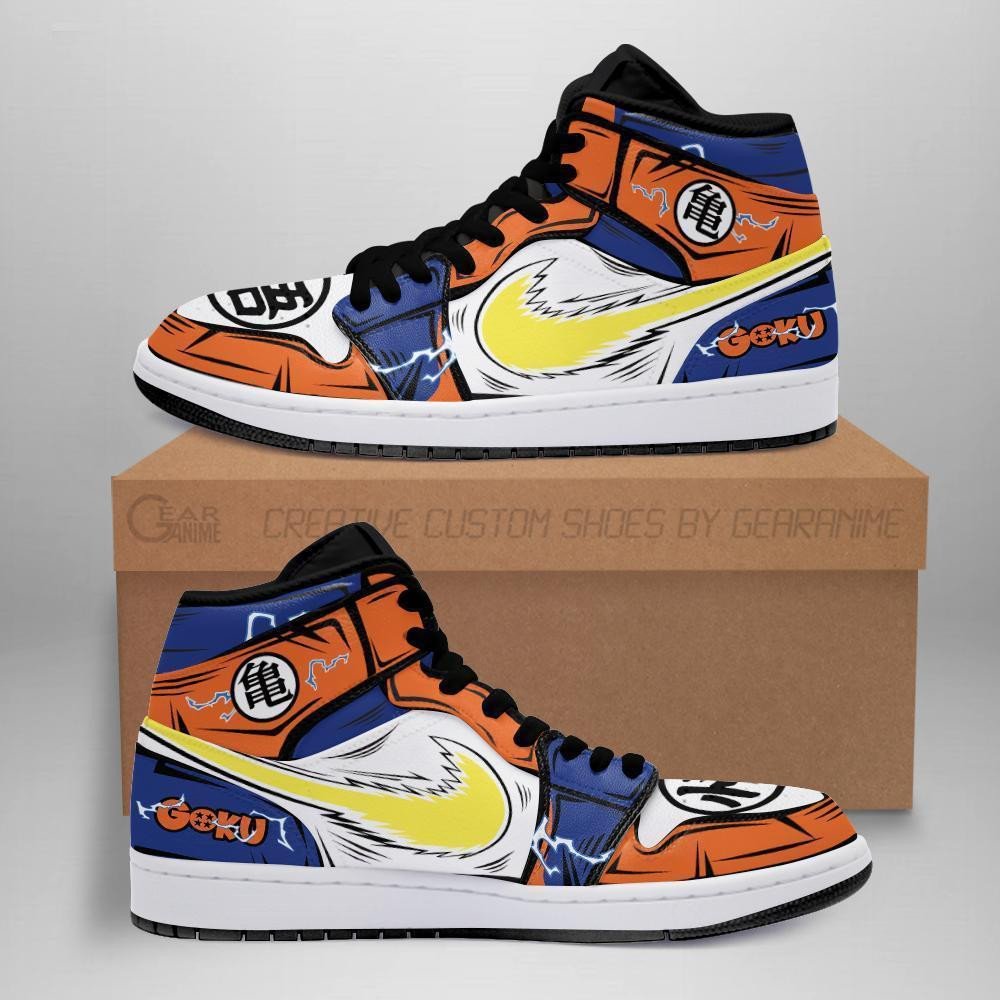 Goku Sneakers Custom Anime Dragon Ball Shoes Fan Gift Idea