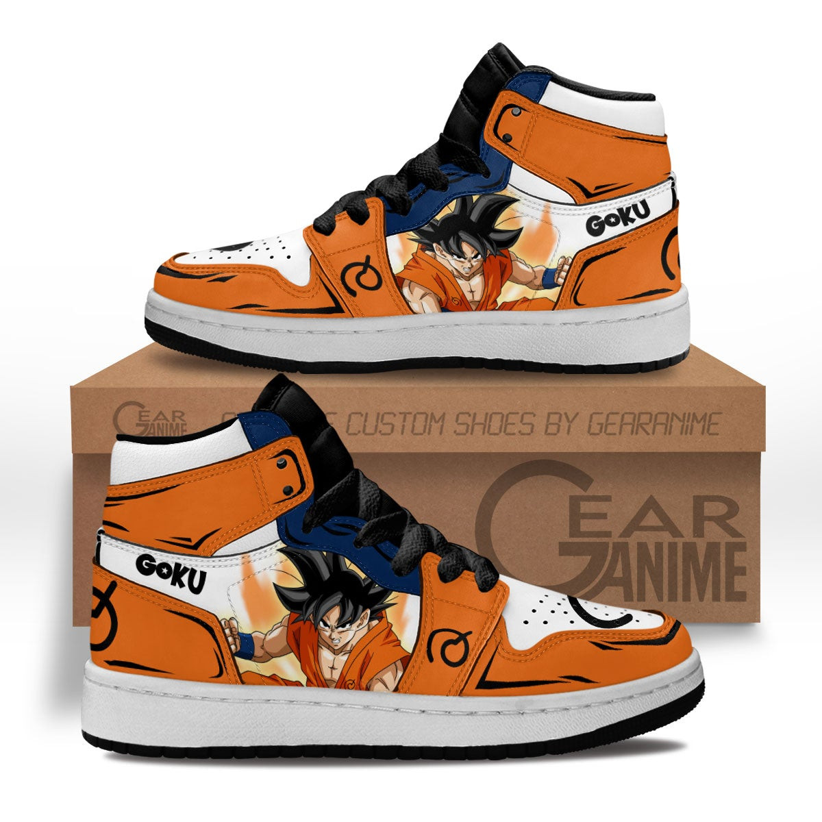 Goku Whis Kids Sneakers Custom Anime Dragon Ball Kids Shoes