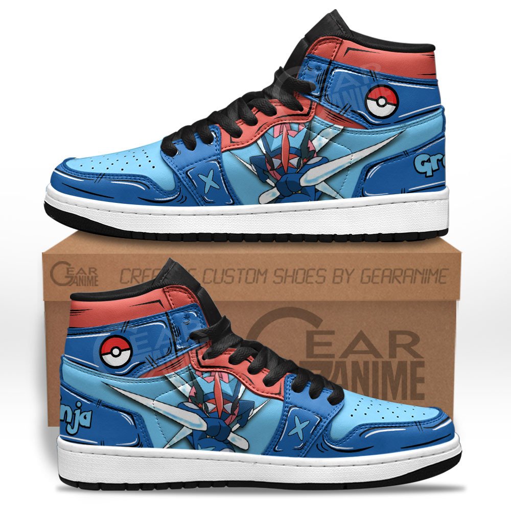 Greninja Sneakers Custom Pokemon Anime Shoes