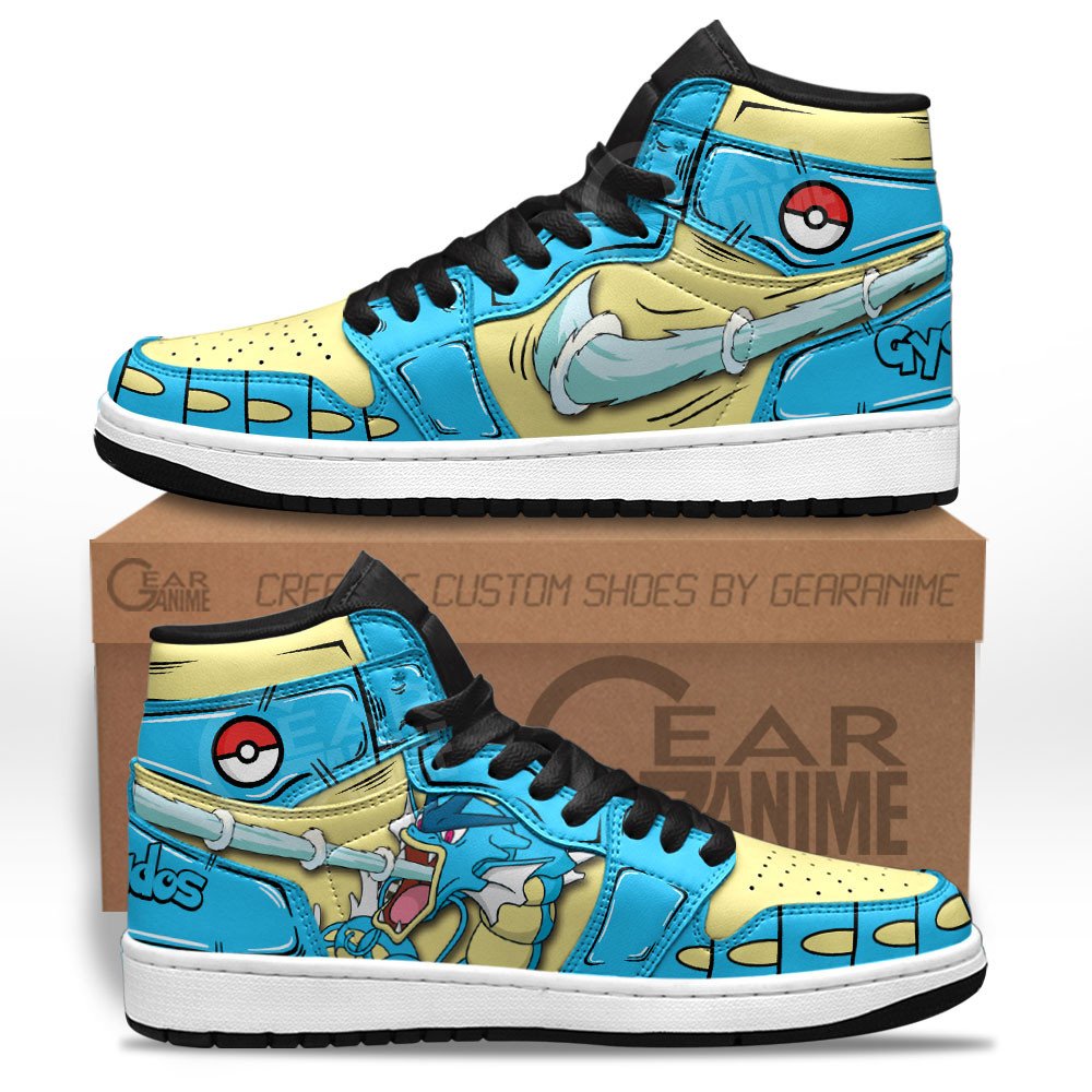 Gyarados Sneakers Custom Pokemon Anime Shoes