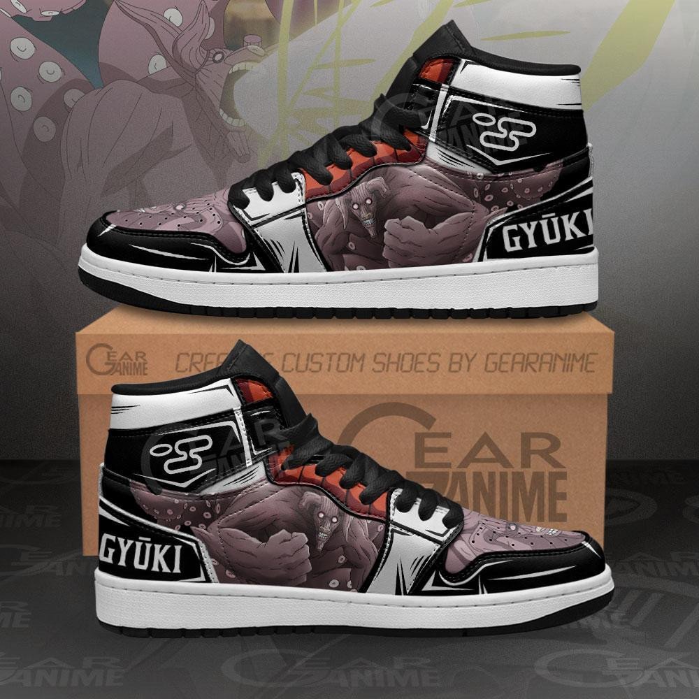 Gyuki Eight-Tails Beast Sneakers Custom Anime Shoes