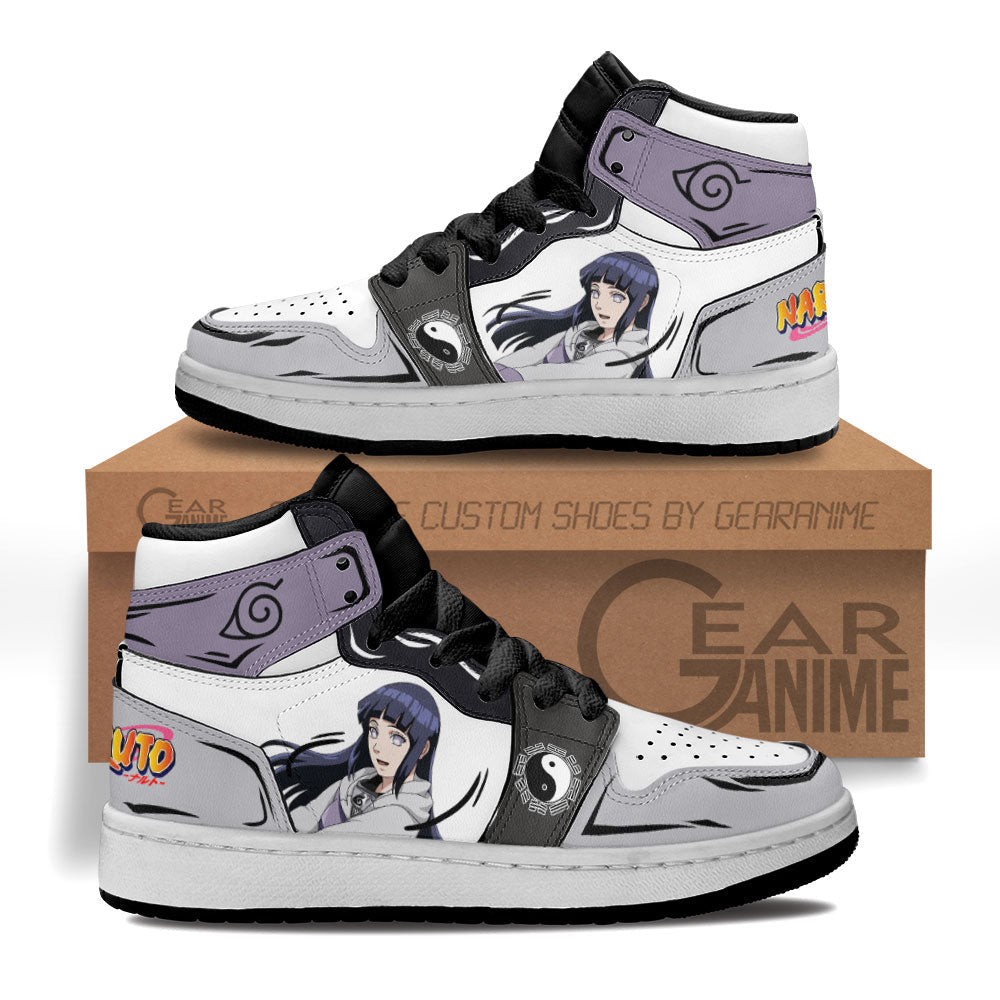 Hinata Hyuuga Kids Sneakers Custom Anime NRT Kids Shoes