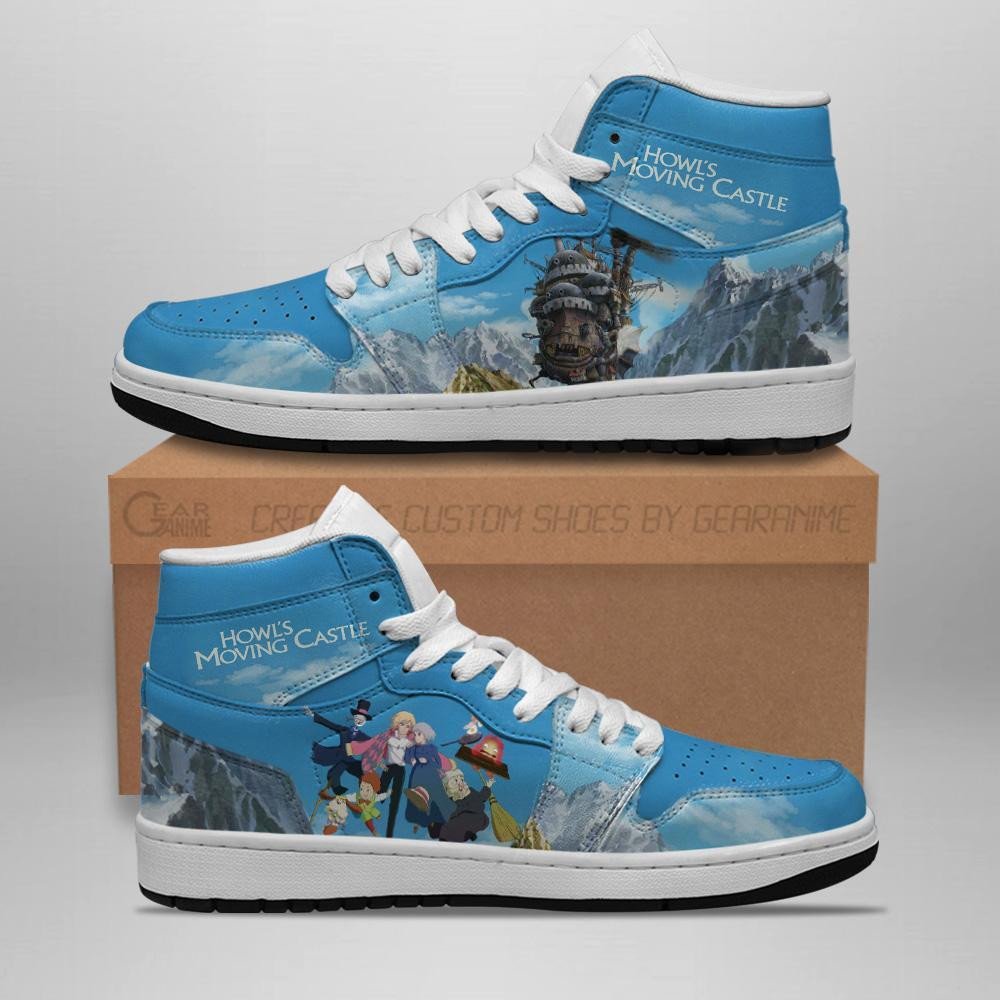 Howl's Moving Castle Sneakers Custom Anime Leather Shoes