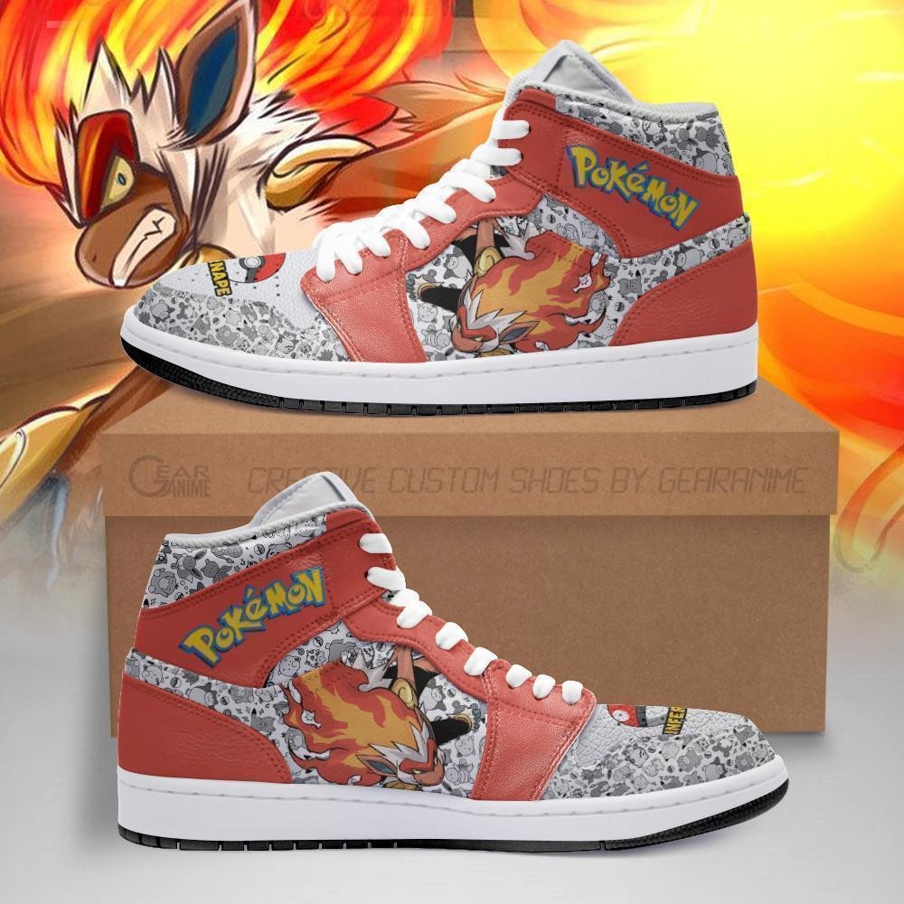 Infernape Sneakers Custom Anime Pokemon Shoes