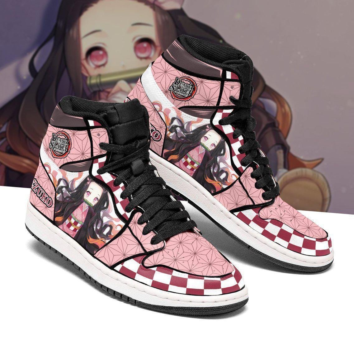 Kamado Nezuko Sneakers Custom Demon Slayer Anime Shoes