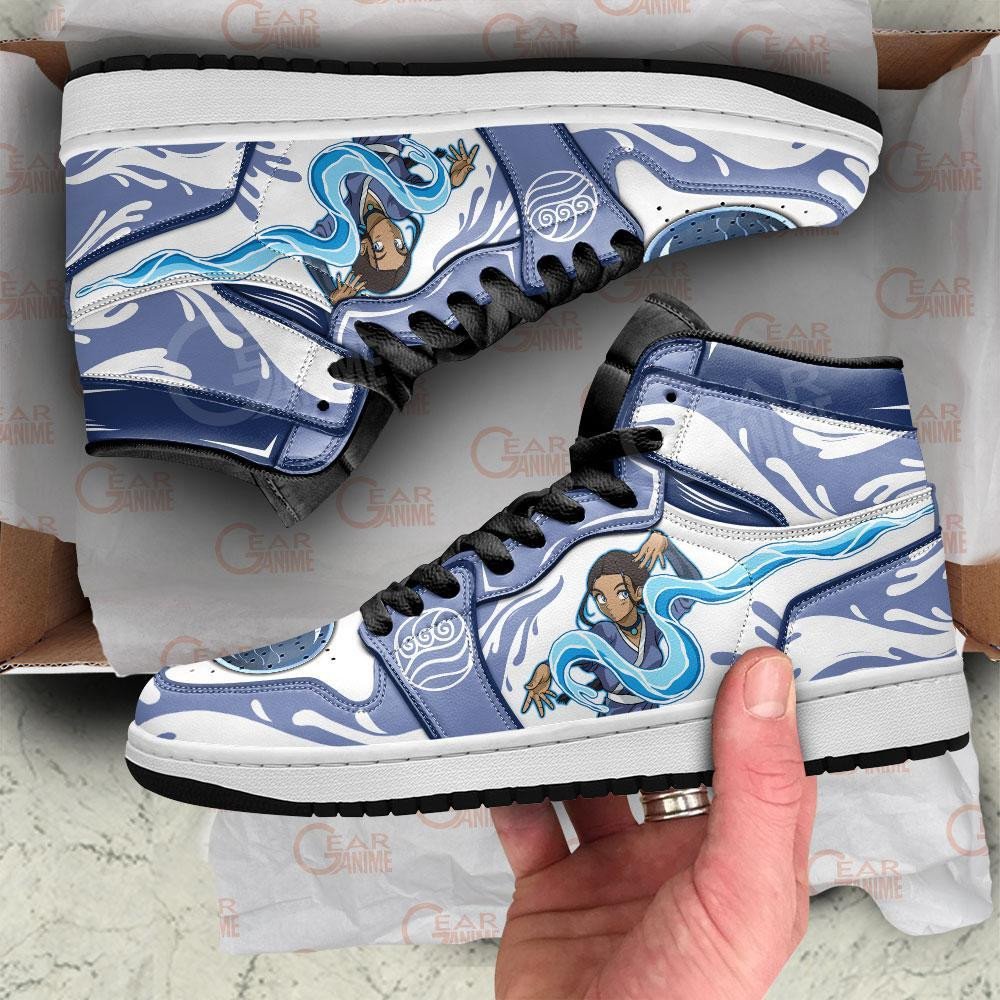 Katara Sneakers Custom Avatar The Last Airbender Anime Shoes - FavoJewelry