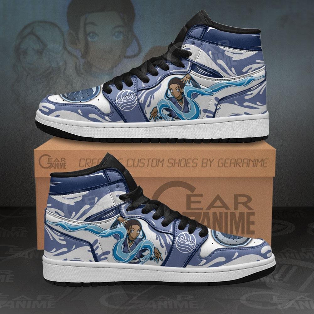 Katara Sneakers Custom Avatar The Last Airbender Anime Shoes