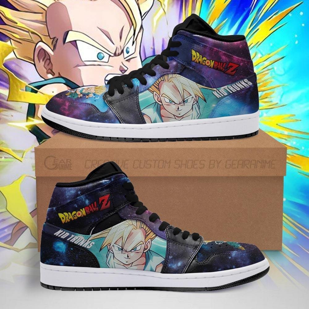 Kid Trunks Sneakers Galaxy Custom Dragon Ball Anime Shoes