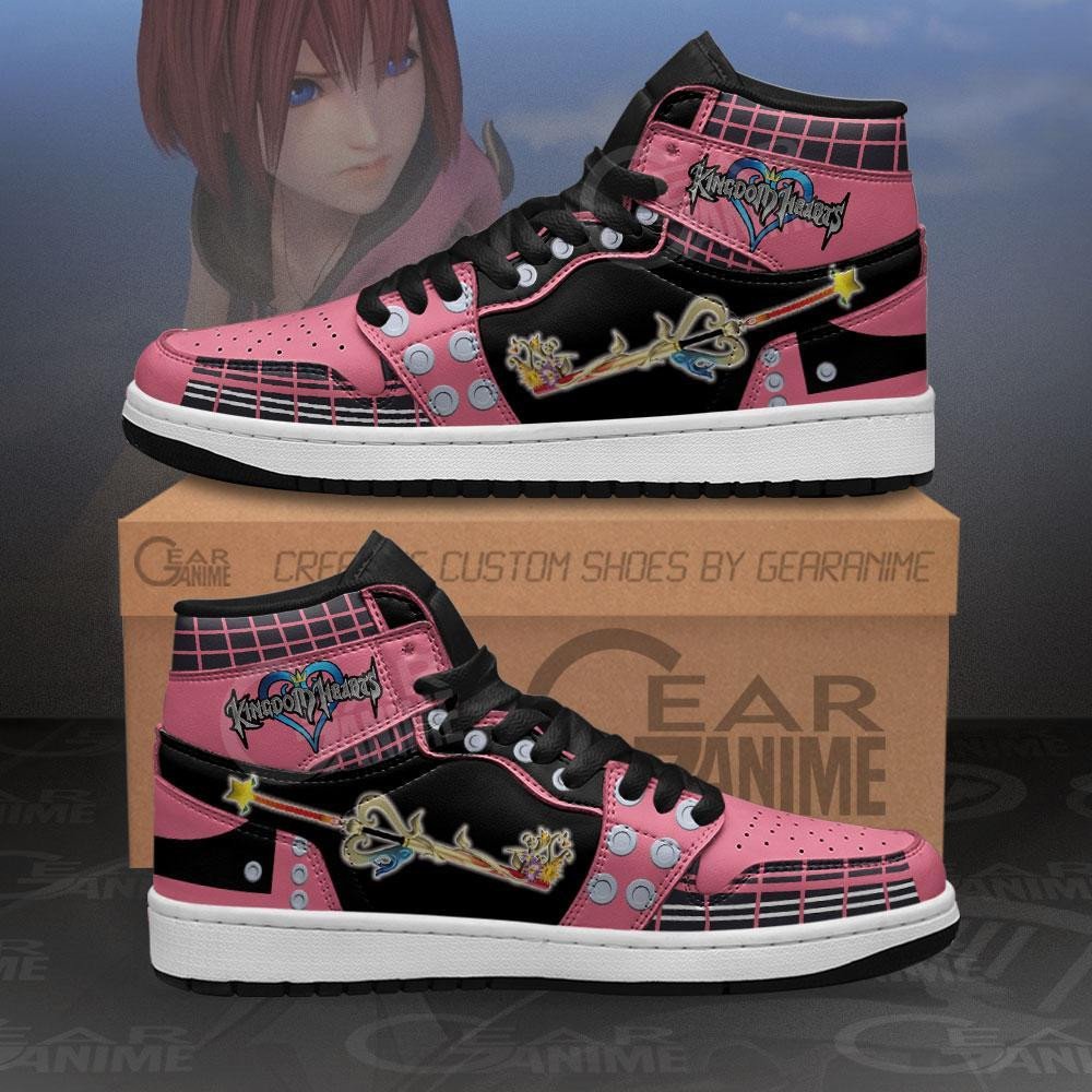 Kingdom Hearts Kairi Sword Sneakers Custom Anime Shoes