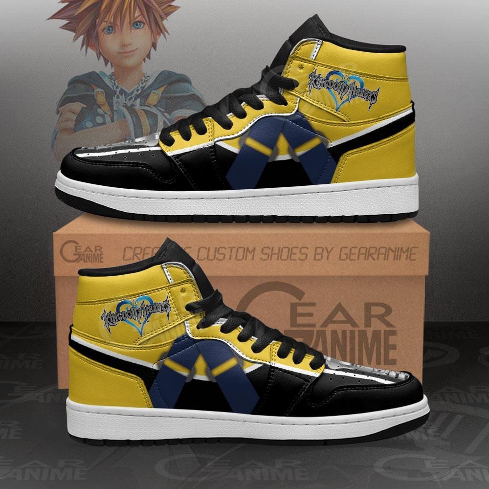 Kingdom Hearts Sora Sneakers Custom Uniform Anime Shoes