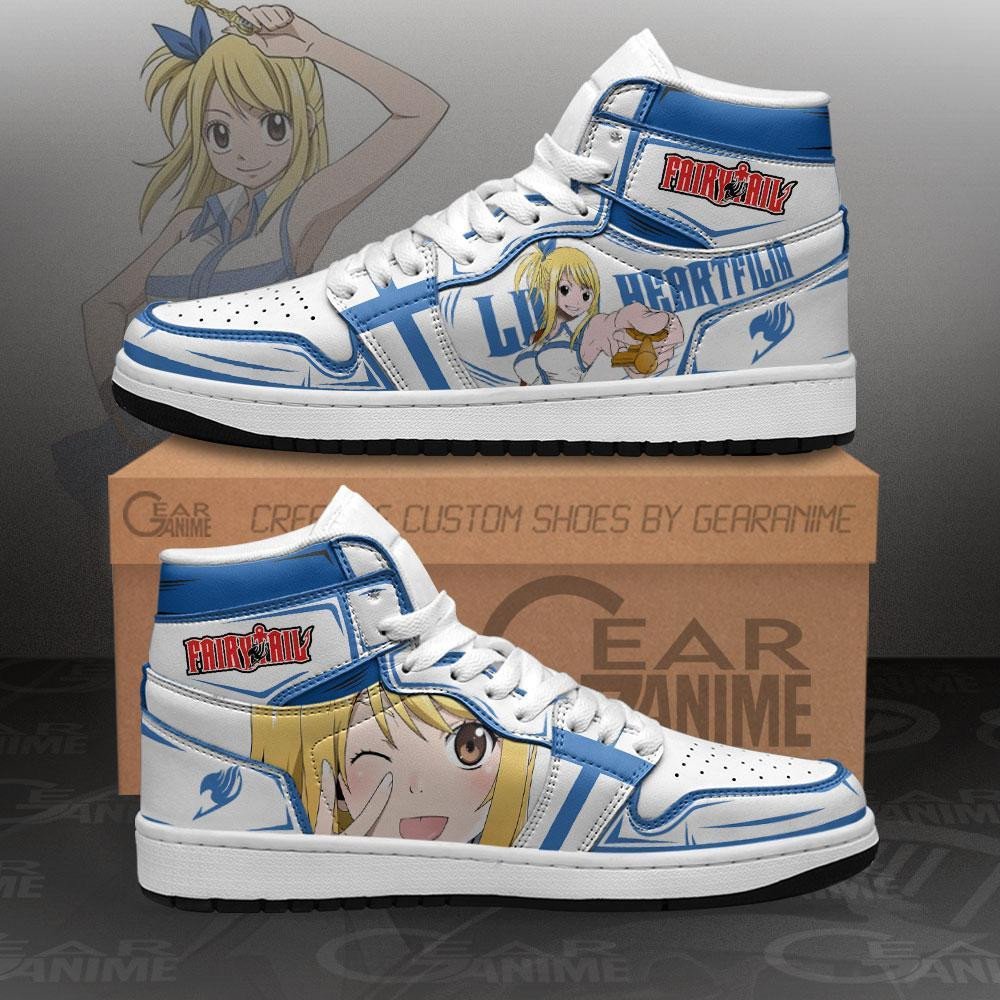 Lucy Heartfilia Sneakers Custom Anime Fairy Tail Shoes