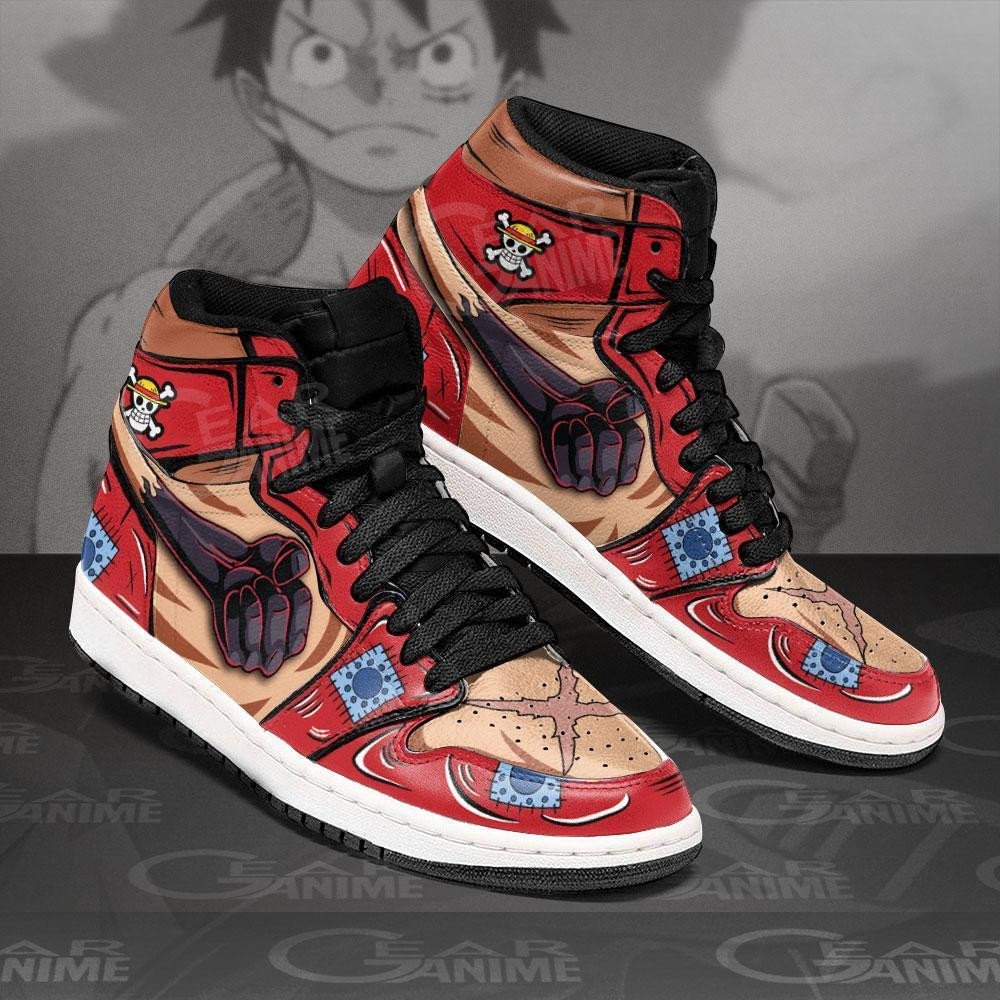 Luffy Haki Sneakers Custom Wano Arc One Piece Shoes
