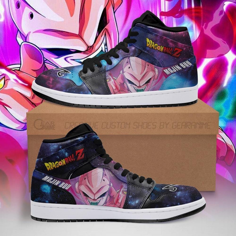 Majin Buu Sneakers Galaxy Custom Dragon Ball Anime Shoes