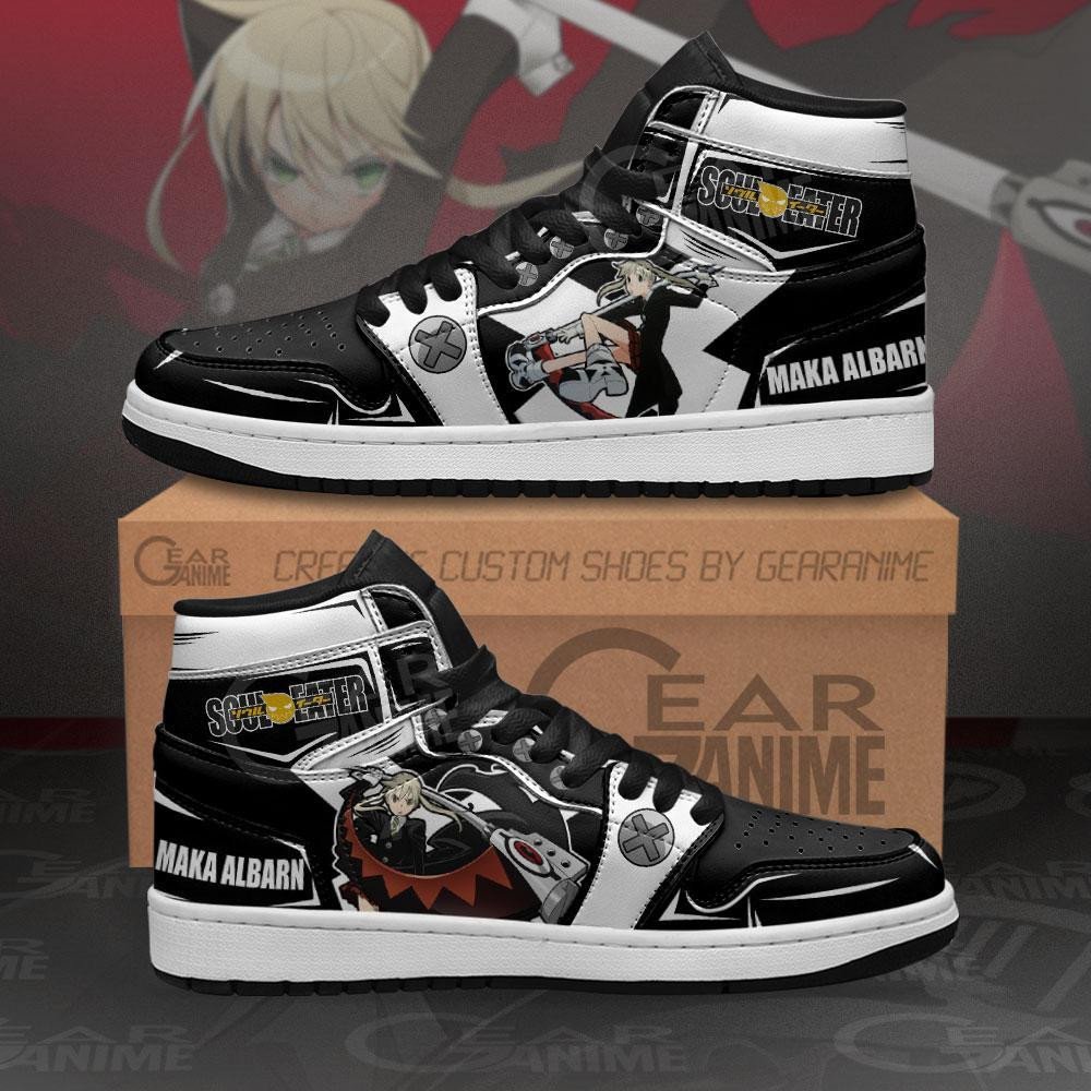 Maka Albarn Sneakers Soul Eater Custom Anime Shoes MN11