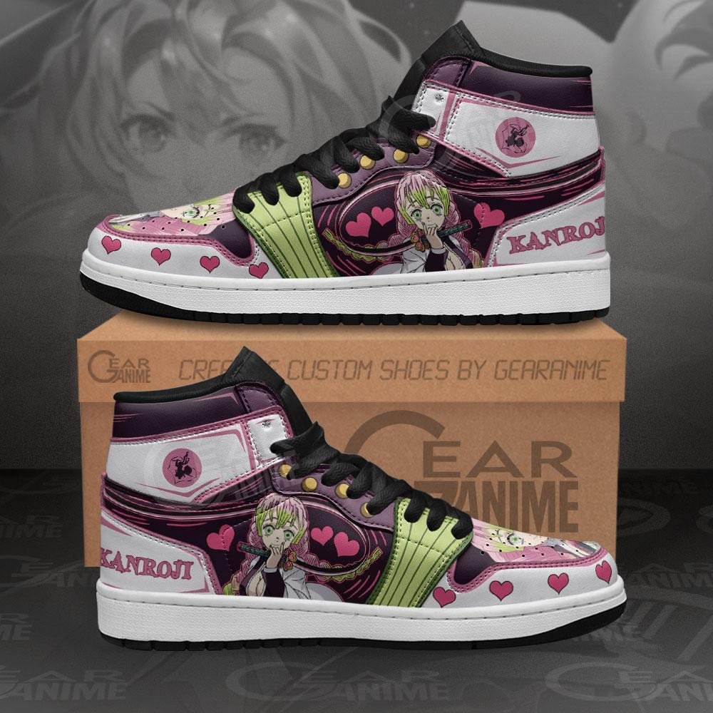 Mitsuri Kanroji Sneakers Love Hashira Demon Slayer Anime Shoes