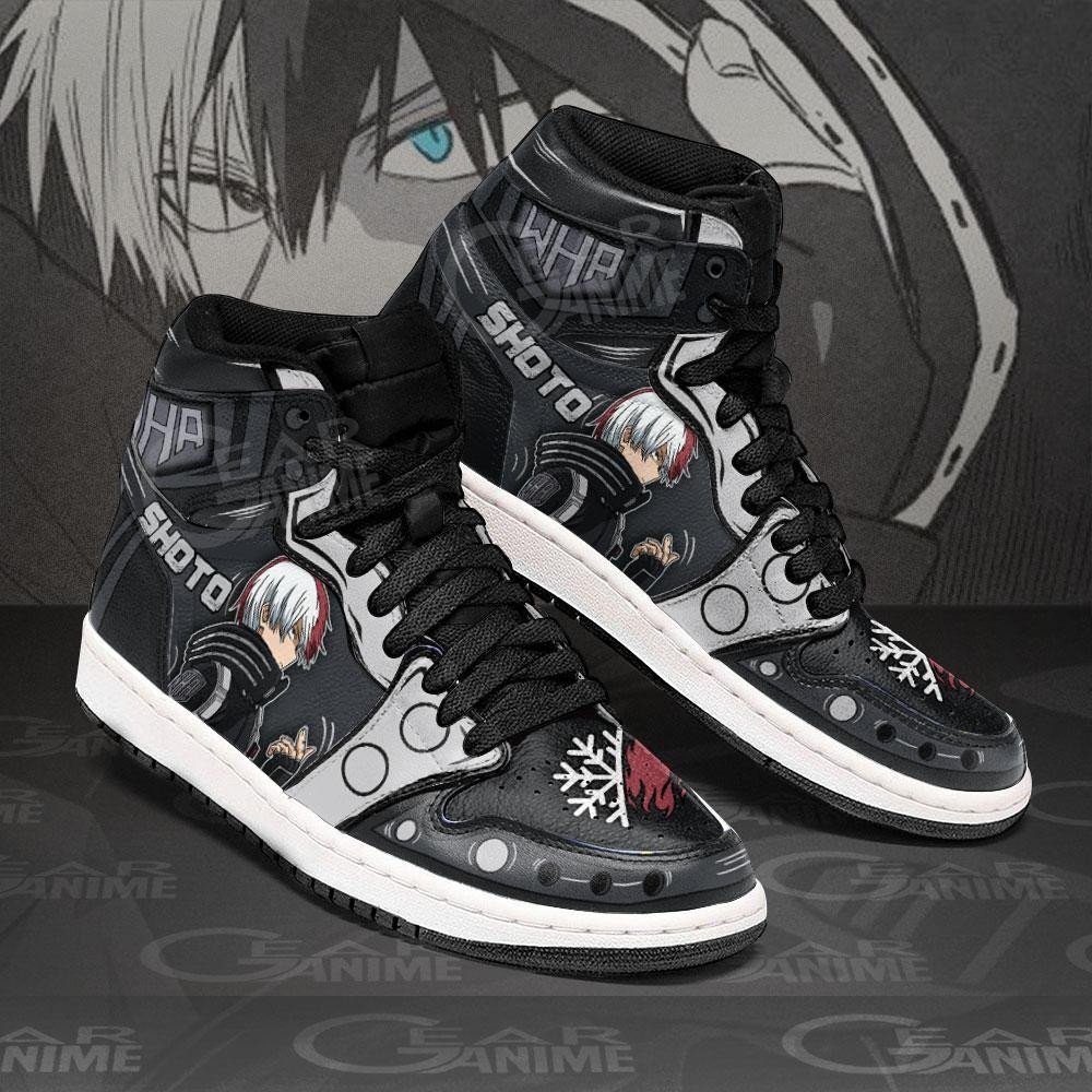 Musketeer Shoto Todoroki Sneakers Custom Anime My Hero Academia Shoes ...