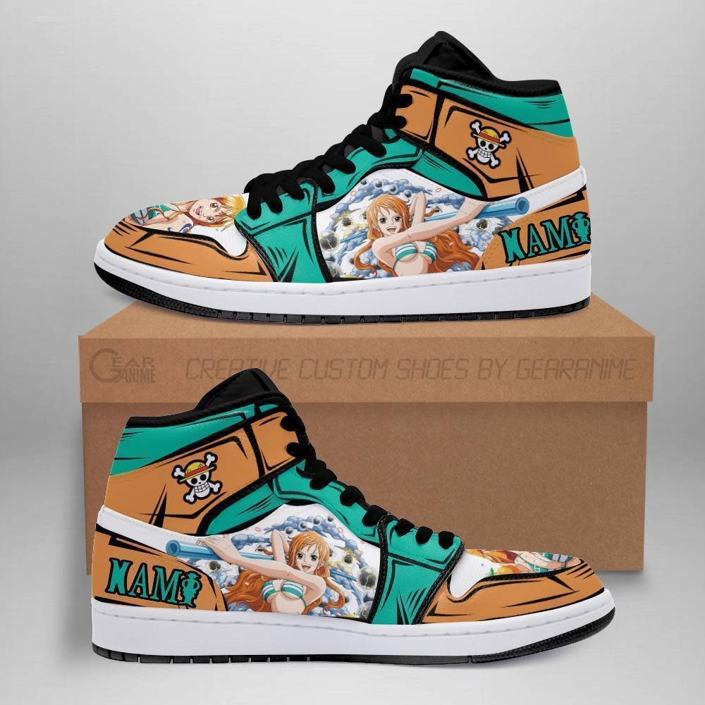 Nami Sneakers Clima Tact Custom Anime One Piece Shoes