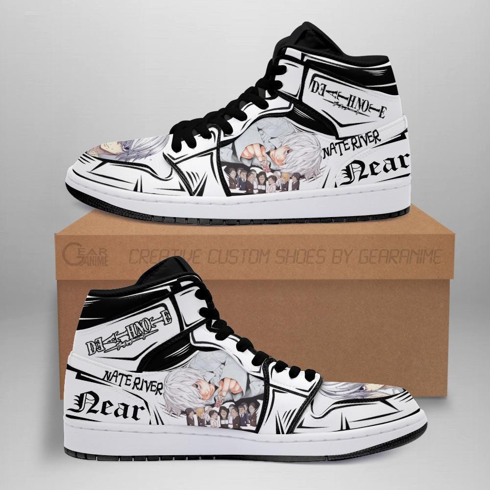 Nate River Near Sneakers Custom Death Note Anime Shoes Fan MN05