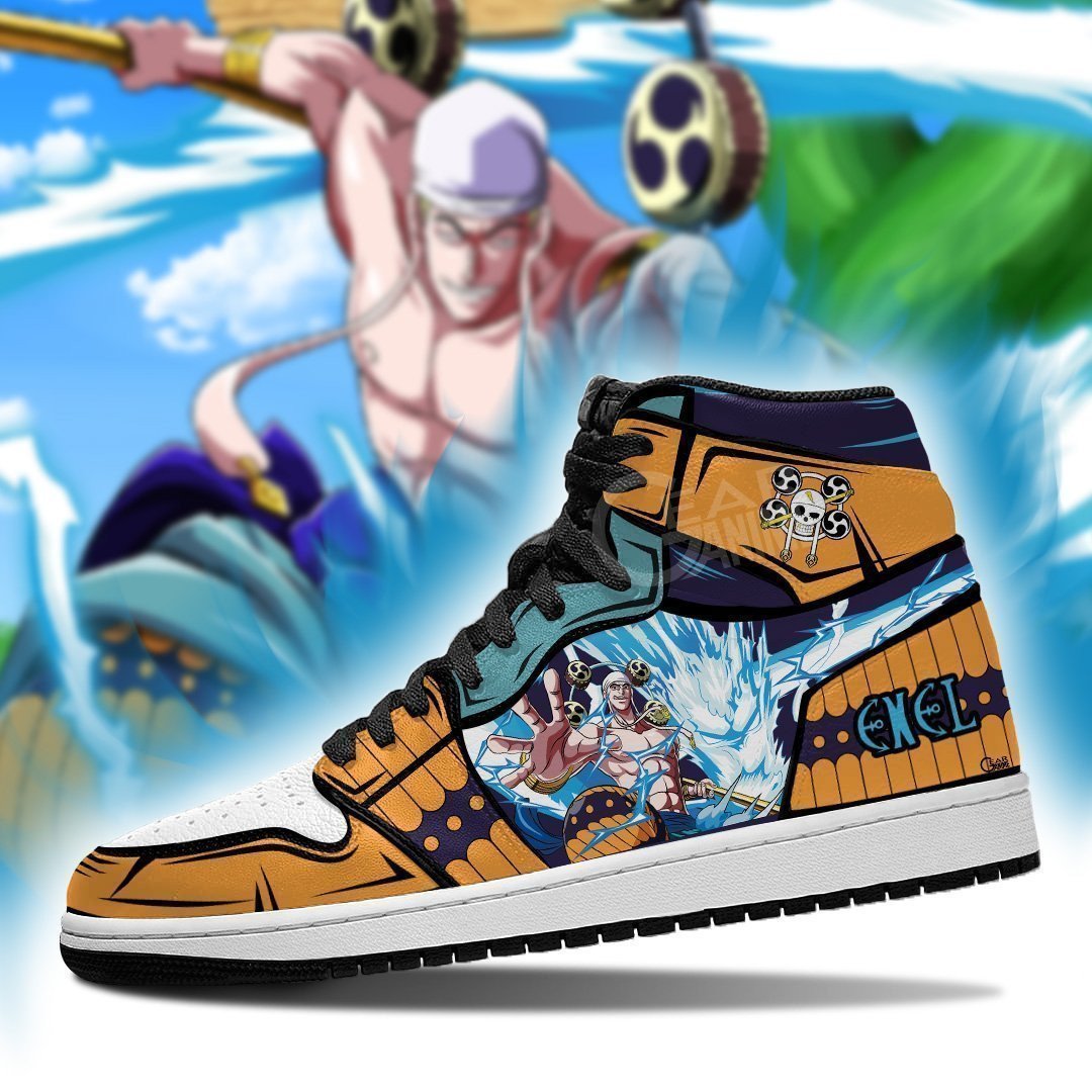One Piece Enel Sneakers Goro Goro no Mi Custom Anime Shoes