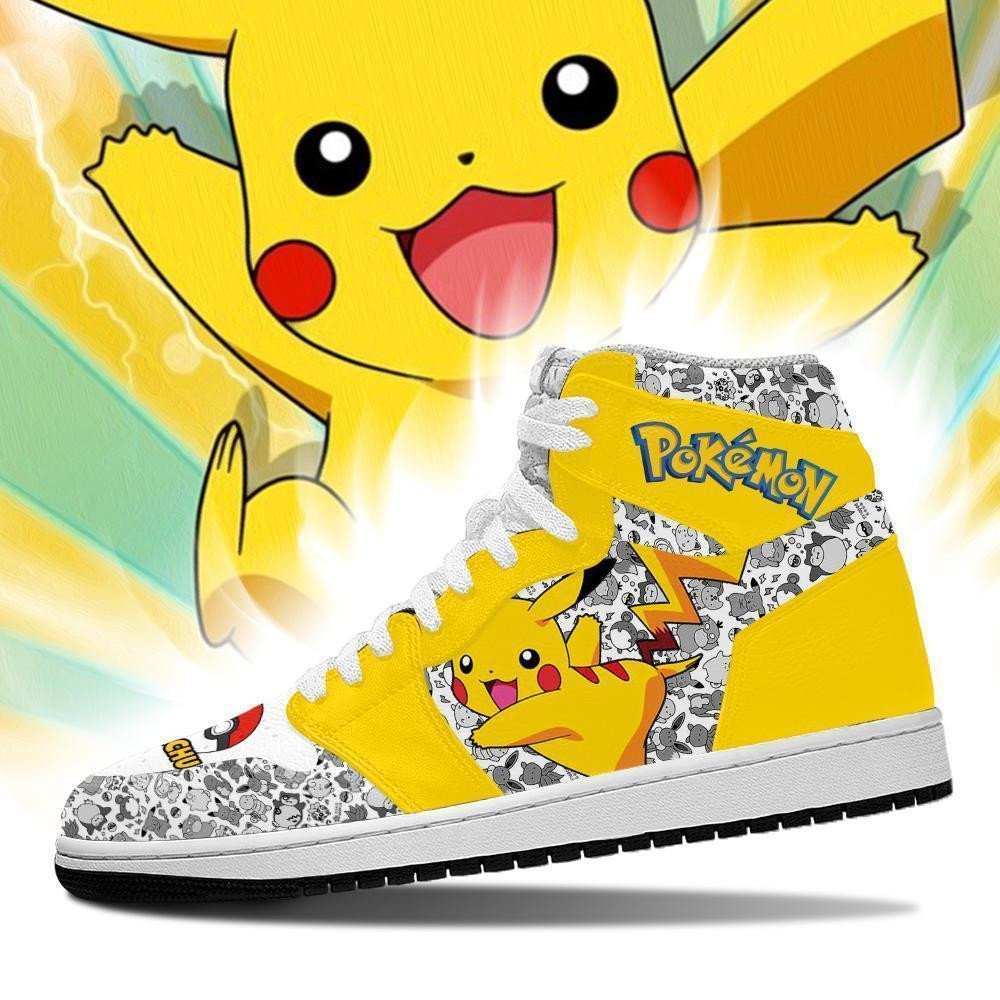Pikachu Sneakers Custom Anime Pokemon Shoes