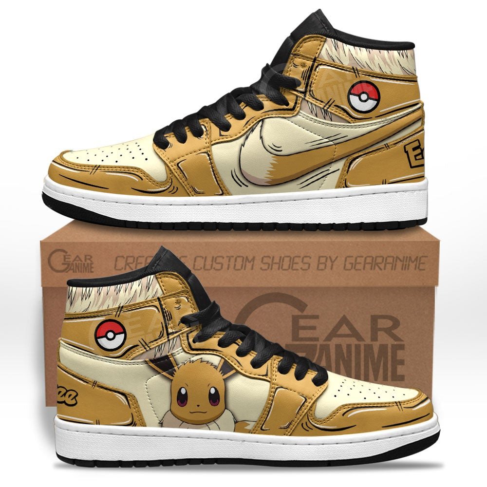 Pokemon Eevee Sneakers Custom Anime Shoes